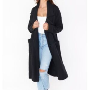 Show Me Your MuMu Long Black Sweater, Size XL